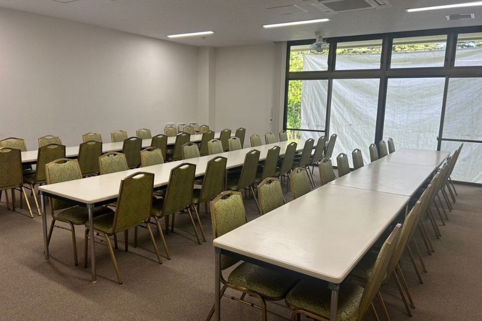 思い出の里会館の控室