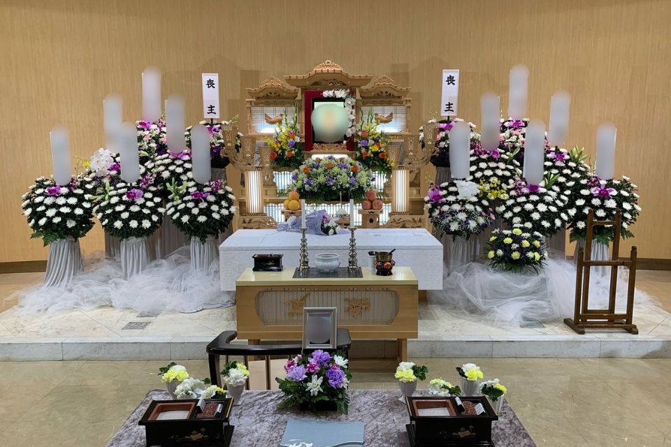 浦和斎場の祭壇